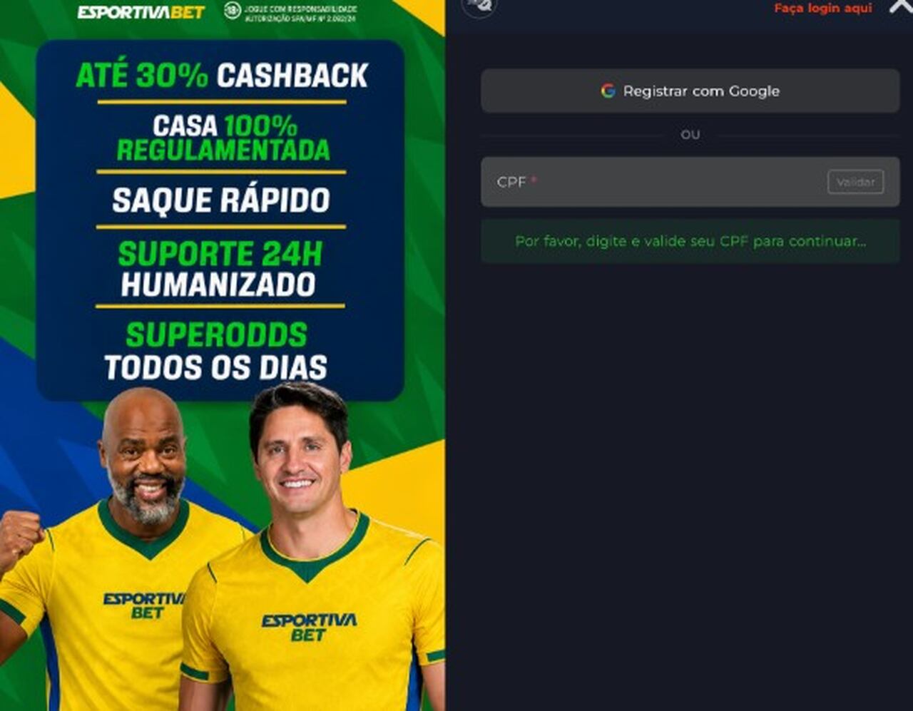 cadastro esportivabet_